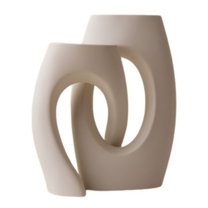 Modern Abstract Decorative Vases – Set of 2