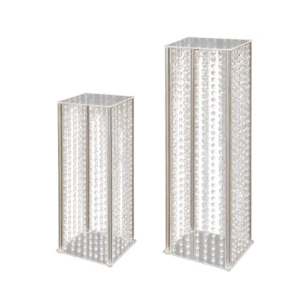 Clear Acrylic Floral Display Pedestal