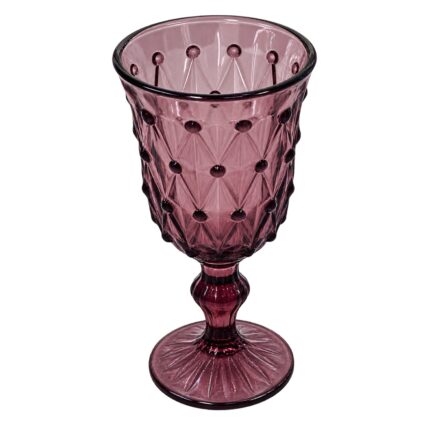 Pink Beaded Goblet