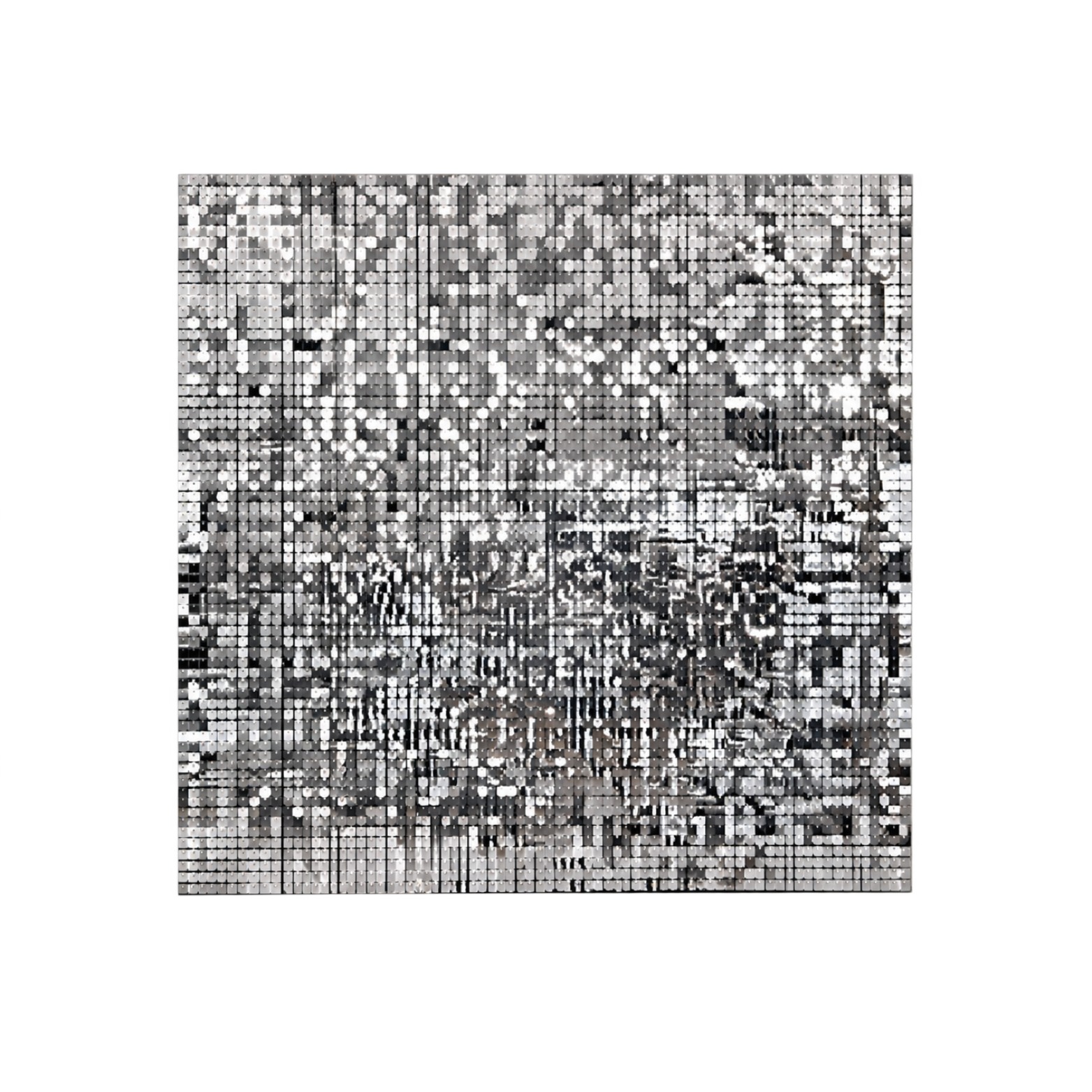 Silver Shimmer Sequin Backdrop